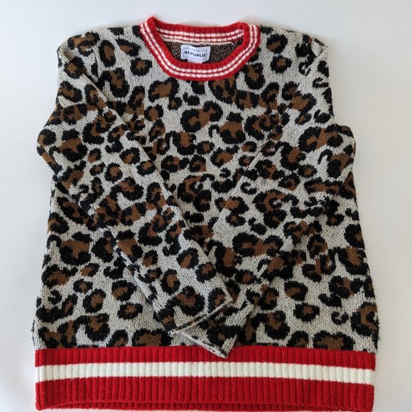 Animal Print Sweater by Republic M - Picture 1 of 2